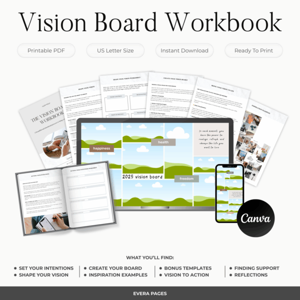 vision board workbook
